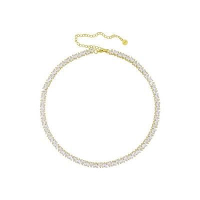 Fashionbox Collier vergoldet mit Zirkonia weiss Image