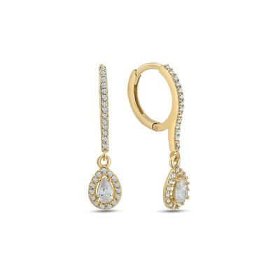 Dkeniz Ohrhänger 925/- Sterling Silber vergoldet Elegant & Pur Ohrring Image