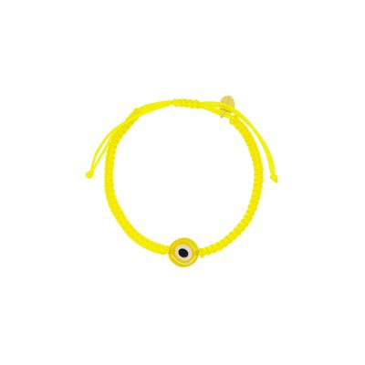 Fashionbox Armband Textil gelb mit 1 Element Auge Image