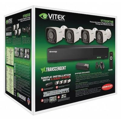 VITEK VT-TH2KT42TB-2 Digital Video Recorder Kit,Fixed Type