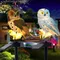 Lampe solaire hibou Animal solaire jardin lumières solaire alimenté lumière LED solaire extérieur jardin décoration lampe étanche lumières solaires