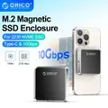 ORICO Custodia magnetica M.2 2230 NVMe SSD Custodia SSD Magsafe USB C 3.2 Gen2 a NVMe PCI-E per iPhone 15 Pro Max ProRes MacBook