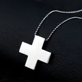 Anime EVA Katsuragi Misato Collana con ciondolo croce in lega per le donne Gioielli Cosplay Perline Catena Charms Amuleto Collane Dropship