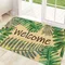 1PC Wlcome Leaves pattern Door Mats Kitchen Rugs Non-Slip Pop design Bathroom Rugs Bath Mat Carpet for Home Sink Laundry Decor