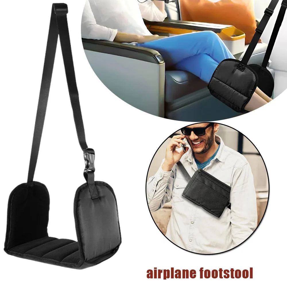 Bein Hängematte Für Flugzeug Reisen Bequeme Luft Reise Bein Rest Flugzeug Fuß Rest Tragbare Einstellbare Reise Fußstütze Hängematte