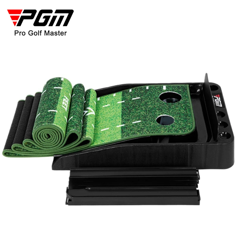 PGM 3M Green Golf Putter Trainer Putting Übungsmatte Ball Return Fairway mit Schallwand TL021 Image