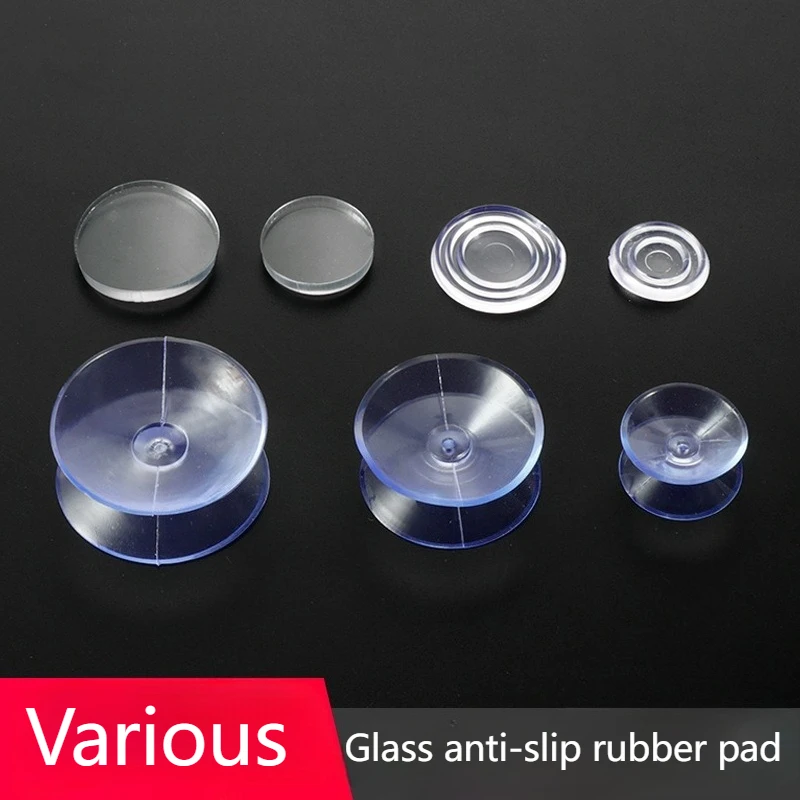 4PCS Glas rutschfeste dichtung tisch befestigung dichtung transparent doppelseitige saugnapf esstisch silikon matte