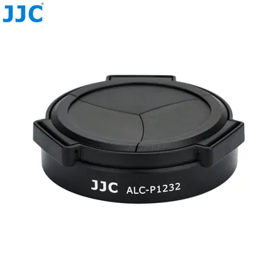 JJC Auto Lens Cap for Panasonic Lumix G Vario HD 12-32mm F3.5-5.6 Mega OIS Camera Lens Protective Lens Cap