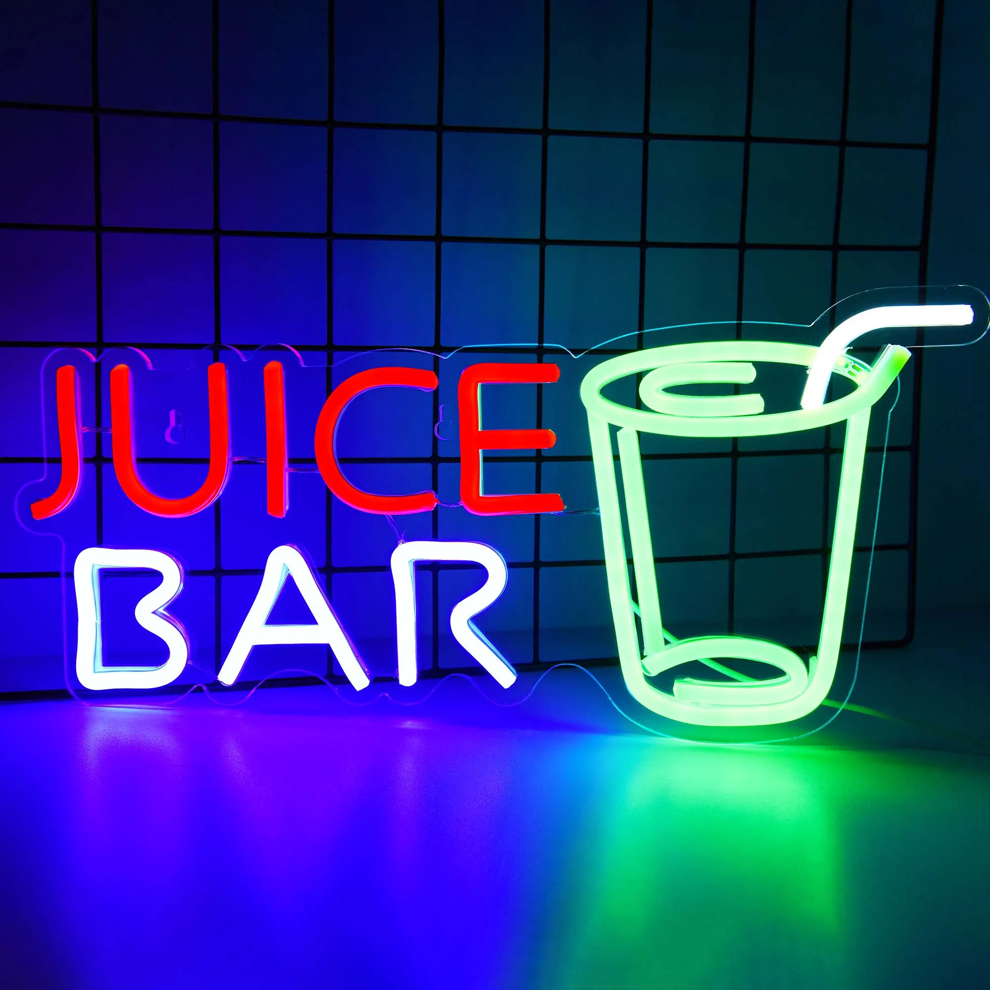 Juice Bar Neon Signs for Bar Wall Decor Bar Neon Sign Beer Light up Sign Juice Bar Neon Sign for Pub Store Party Decoration