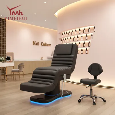 Luxury 3 Motors Electric Beauty Chair stretcher with Adjustable Facial Massage Table Eyelash Bed for Beauty Salon