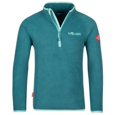 Trollkids - Kid's Nordland Half Zip - Fleecepullover Gr 104 türkis Image