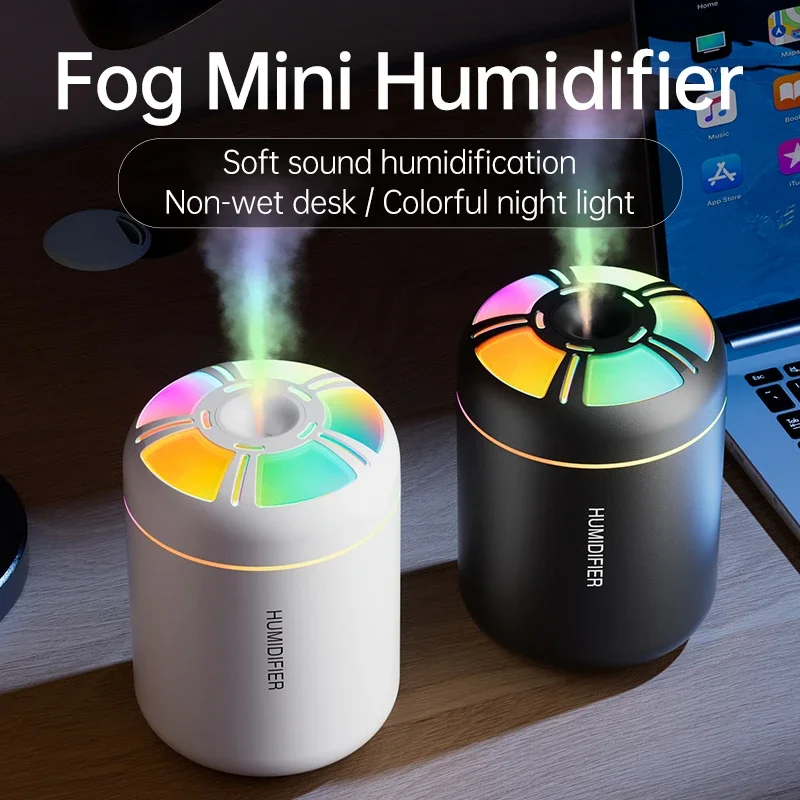 180ML Mini Luftbefeuchter USB Elektrische Aroma Diffusor Ätherisches Öl Reiniger Aromatherapie Nebel Maker Lichter Für Auto Hause Schlafzimmer Image