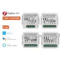 GIRIER Tuya ZigBee 3.0 Modulo interruttore 10A Smart Home Interruttore fai da te 1 2 3 4 Gang Supporta il controllo a 2 vie Funziona con Alexa Google Home
