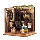 Mini casa delle bambole in miniatura in legno Kit piccola casa fai-da-te Creazione di giocattoli Decorazioni per la camera da letto di casa con mobili Regali per case delle bambole