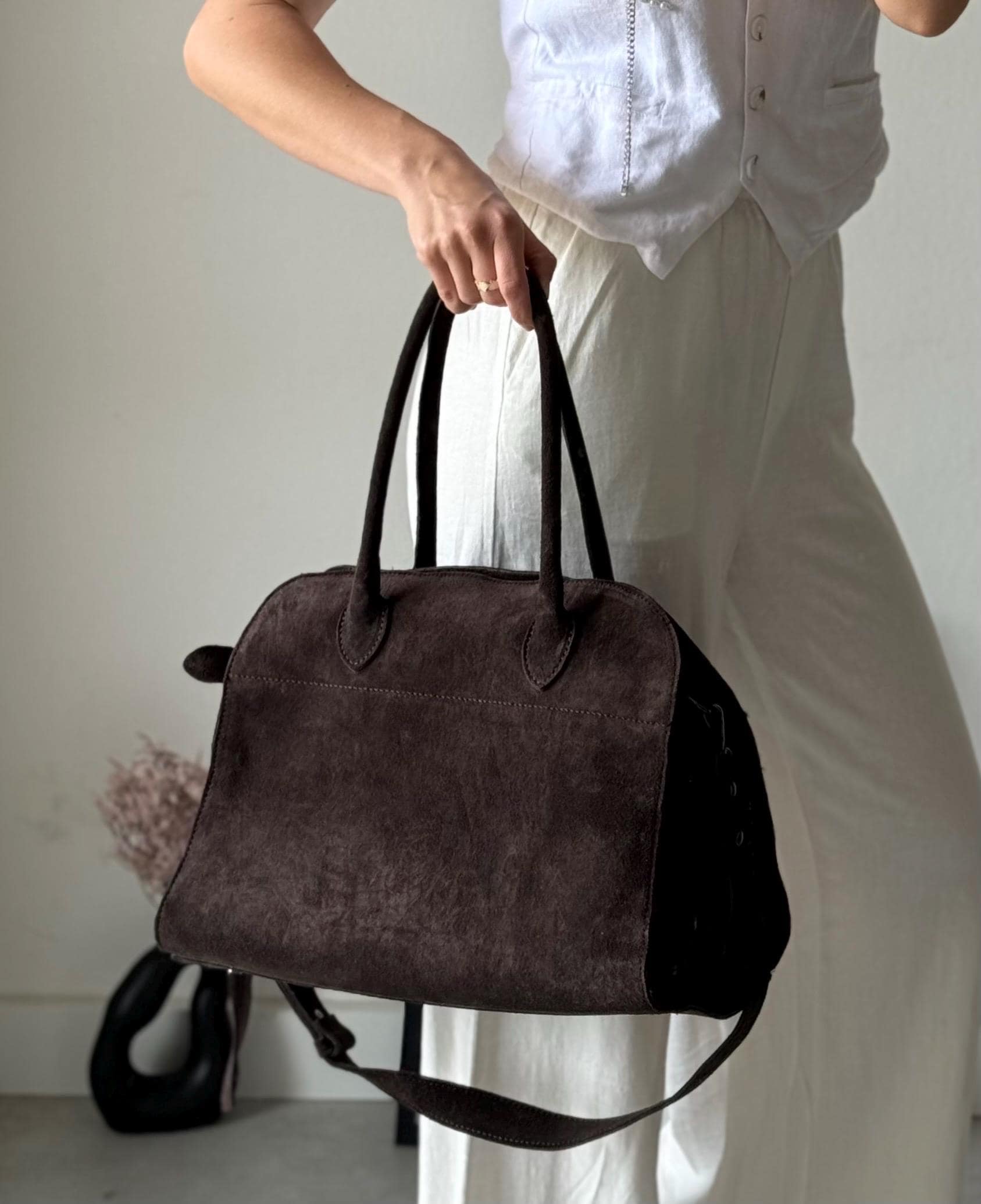 Borsa in pelle, borsa in pelle fatta a mano, borsa a mano, borsa in pelle da donna, borsa in pelle elegante, borsa realizzata in Italia. Borsa a traco
