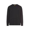 Langarmshirt CAMEL ACTIVE, Herren, Gr. L, grau (asphalt), Obermaterial: 71% Baumwolle, 25% Polyester, 4% Elasthan, unifarben, casual, regular fit taillenbedeckt, Rundhals, Langarm gerader Abschluss, Shirts