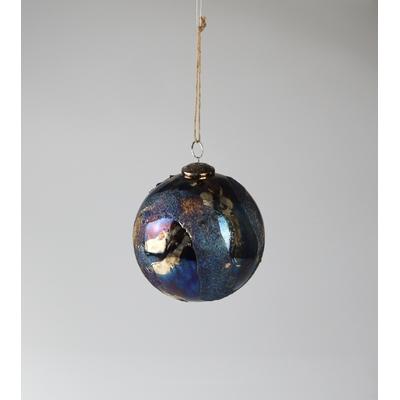 Weihnachtsbaumkugel AM DESIGN "aus Glas, Ø: 13 cm", blau, Ø:13cm, Glas, Weihnachtsbaumkugeln, 2er Set Image