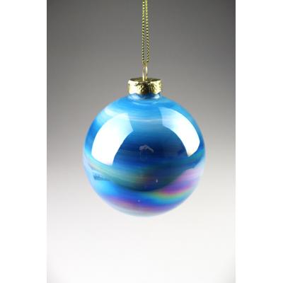 Weihnachtsbaumkugel AM DESIGN "aus Glas, Ø: 8 cm", blau, Ø:8cm, Glas, Weihnachtsbaumkugeln, 6er Set Image