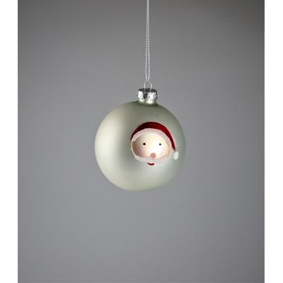 Weihnachtsbaumkugel AM DESIGN "aus Glas, Ø: 8 cm", weiß, Ø:8cm, Glas, Weihnachtsbaumkugeln, 6er Set Image