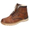 Winterboots LERROS, Herren, Gr. 47, braun (cognacfarben), Lederimitat, used, casual, Schuhe, Casual Boots, Winterboots mit Warmfutter