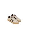 Sneaker MARC O'POLO "COURT", Damen, Gr. 40, helltaupe, dunkelbraun, Veloursleder, Glattleder, Textil, kontrastfarbene Details, sportlich, Schuhe, Retro-Sneaker, Schnürschuh mit Memory Foam-Ausstattung