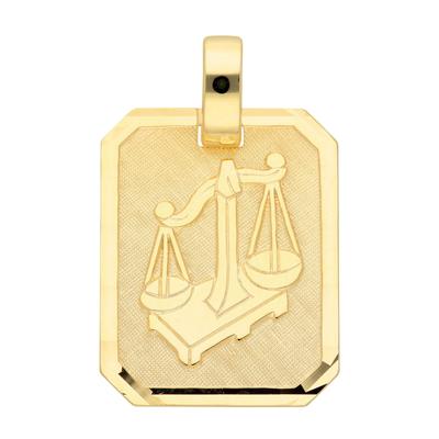 Ketten-Anhänger ADELIA´S "333 Gold Sternzeichen Anhänger Waage", gold, Schmuckanhänger, Damen, Waage, Gold, Goldschmuck für Damen & Herren Image