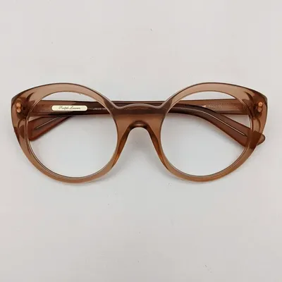 Ralph Lauren Accessories | Frame Only | Ralph Lauren Rl8104 W Sunglasses 52/22 140 /Yhi820 | Color: Cream/Pink | Size: Lens: 52 Mm, Bridge: 22 Mm, Temple: 140 Mm