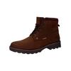 Schnürstiefelette CAMEL ACTIVE "camel active Stiefelette Leder", Herren, Gr. 41, braun (cafe), Leder, casual, Schuhe