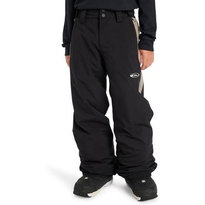 Snowboardhose QUIKSILVER "Snow Down", Kinder, Gr. 12, schwarz, 100% Polyester, Hosen