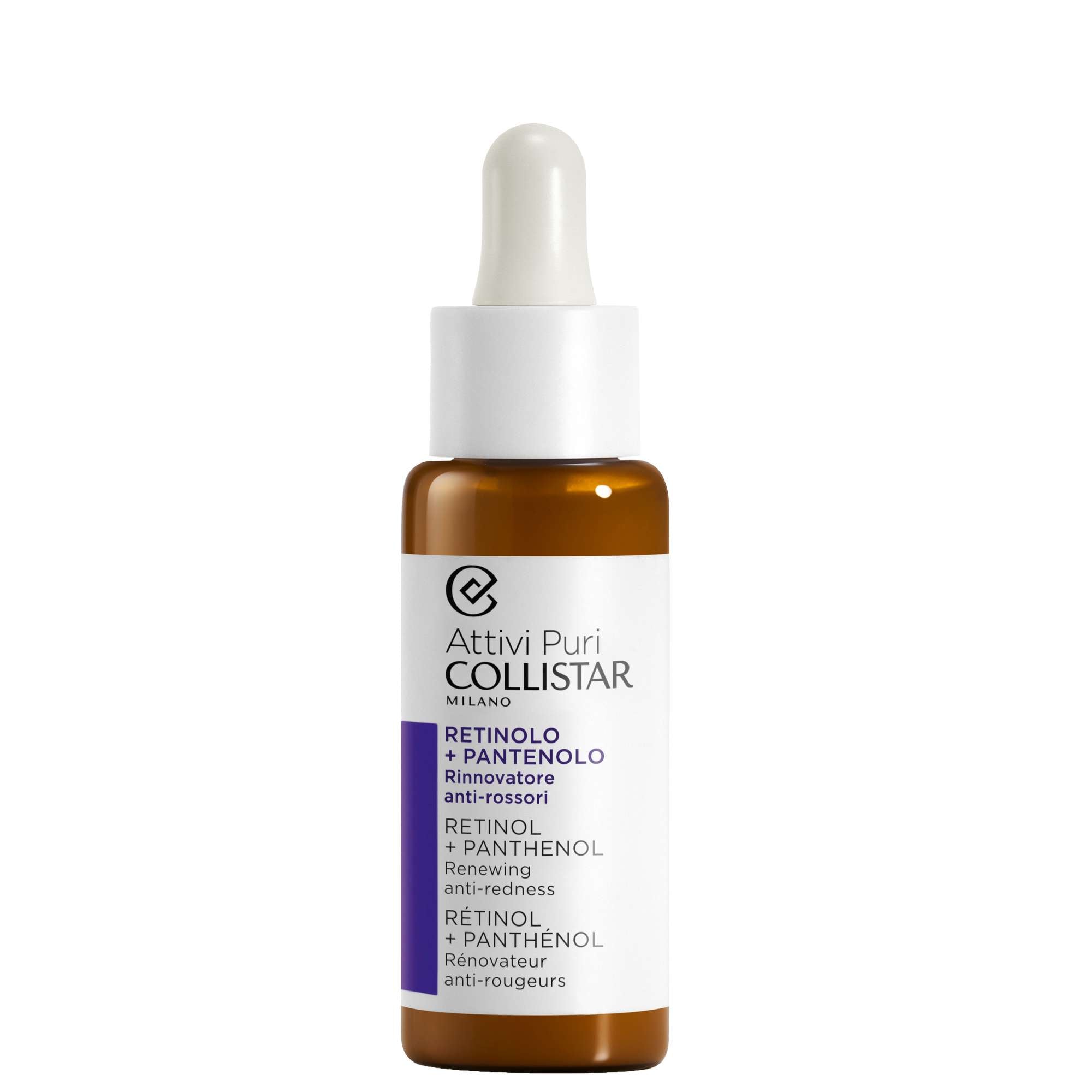 Collistar Attivi Puri Retinol- und Panthenol-Tropfen - 30 ml für strahlende Haut Image