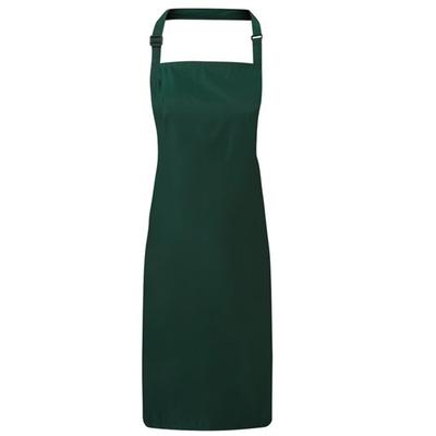 Premier - Herren/Damen Unisex Schürze, mit Latz (Flaschengrün) Image