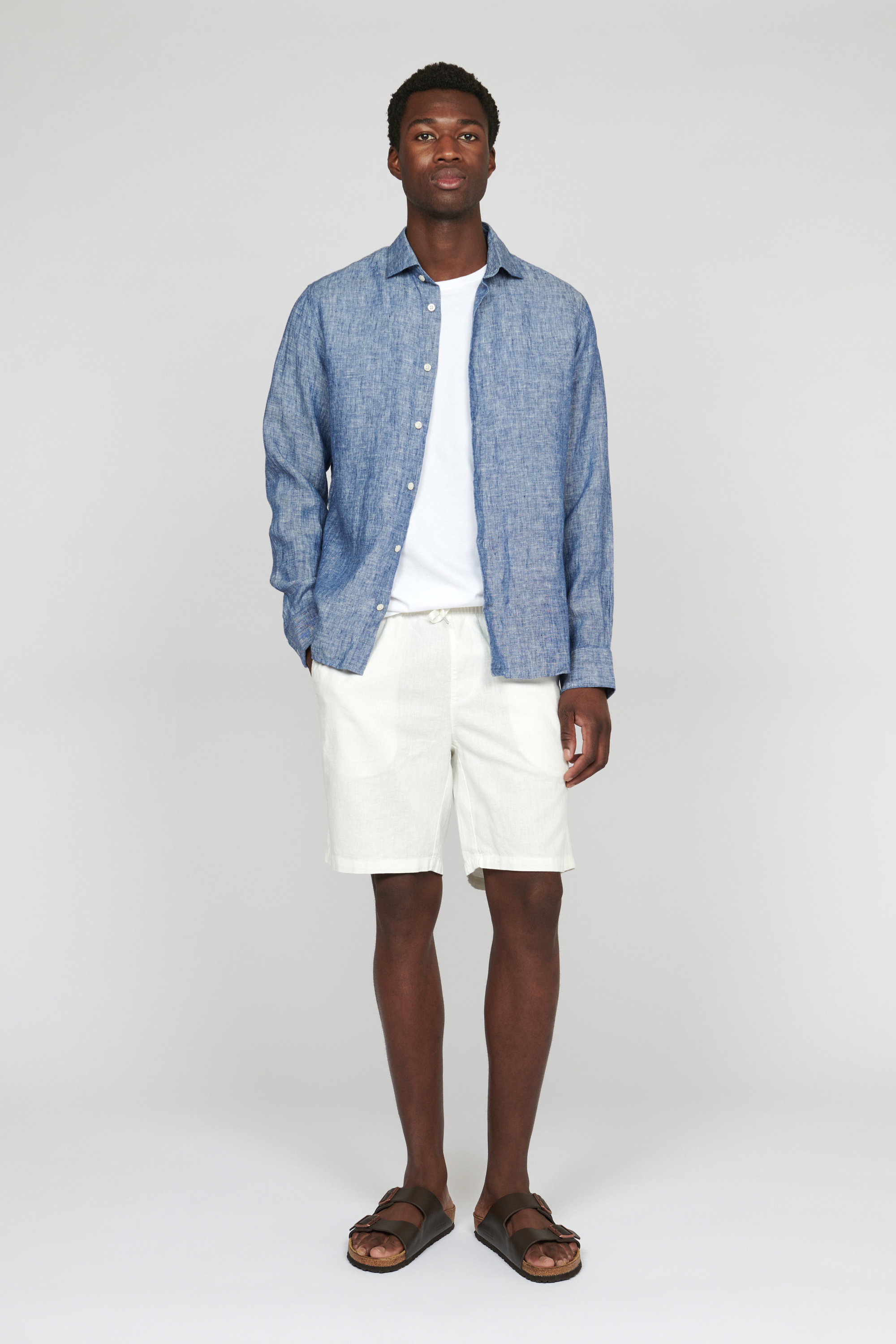 Shorts Gerade Passform white Image