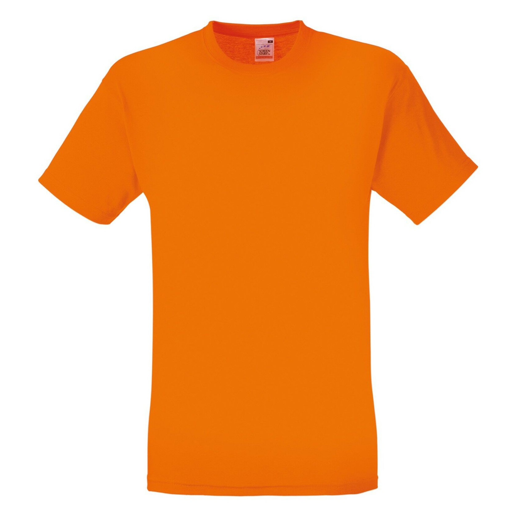 Screen Stars Fruit Of The Loom Original Herren T-Shirt, Kurzarm (Orange)