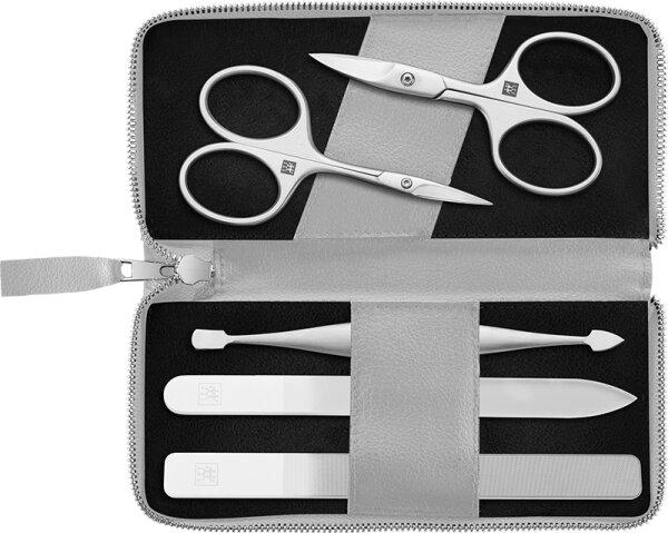 ZWILLING Maniküre Pediküre Set 5tlg. mit Kombi-Nagelschere grau 1 Stk. Maniküre-Set