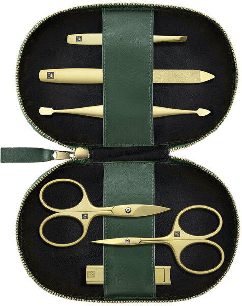 ZWILLING Maniküre Pediküre Set 6tlg. mit Nagelschere grün 1 Stk. Maniküre-Set