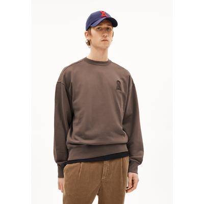 ICONIC Å EMAAL GMT DYE | Sweatshirt aus Bio-Baumwolle - braun (M) Image