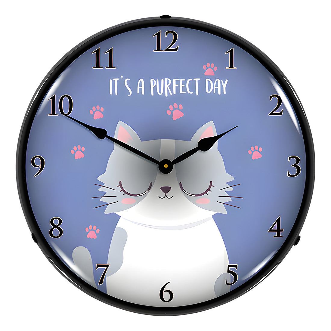 Collectable Sign and Clock Its a Purfect Day Backlit Wall Clock