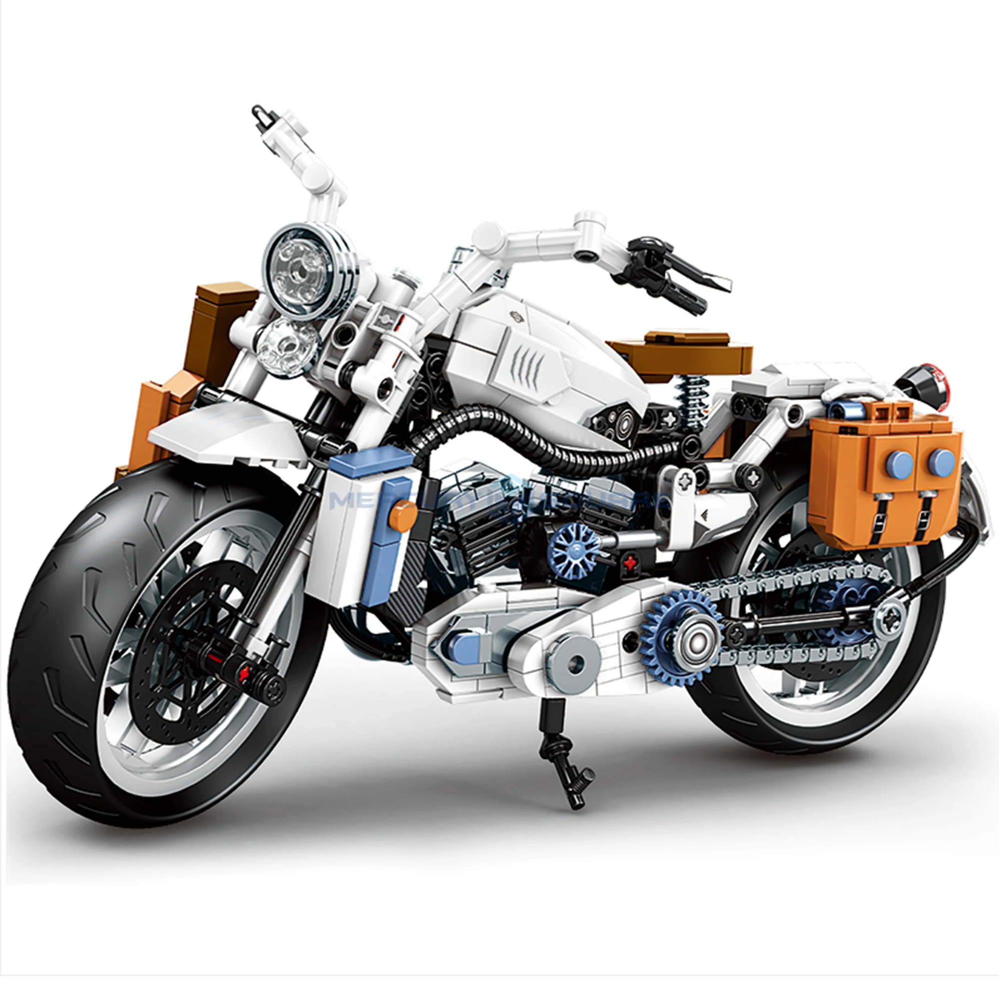 260F Off-Road Motorrad Bausteine MOC K2193 Autocycle Fahrzeug Motocross Bike Modell Ziegel DIY Spielzeug Sammlung Geschenk Kinder Image