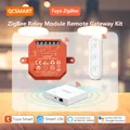 QCSMART l'interruttore della luce modulo relè 16A telecomando soluzione intelligente ZigBee Tuya Smart Life App Google Assistant Alexa fai da te