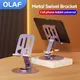 Olaf Supporto per telefono cellulare con rotazione a 360 Supporto per tablet Supporto pieghevole portatile pigro Supporto per telefono cellulare Supporto base in metallo antiscivolo