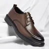 Frühling/Sommer Männer 37-45 männer Flache/6CM Erhöhung Aufzug Schuhe Business Formale Leder Schuhe mann Britischen Casual Hochzeit Anzug