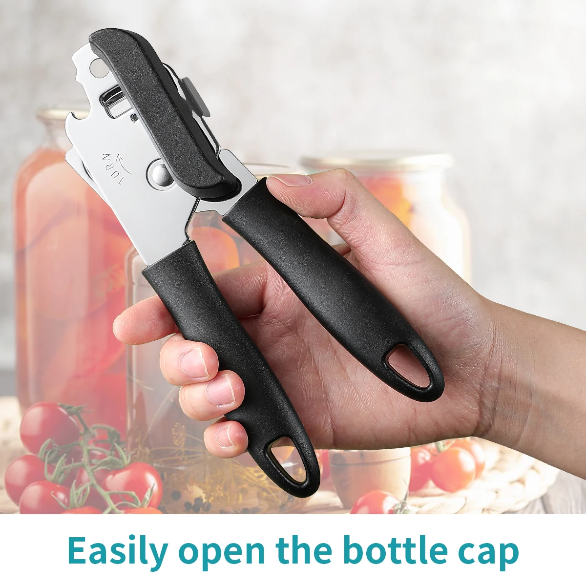 Edelstahl Multifunktionale Professionelle Dosen Manuelle Dosenöffner Handwerk Bier Grip Dosenöffner Flaschenöffner Küche Gadgets