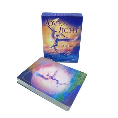 44 PCS Love Light Divine Guidance Oracle English Tarot Cards