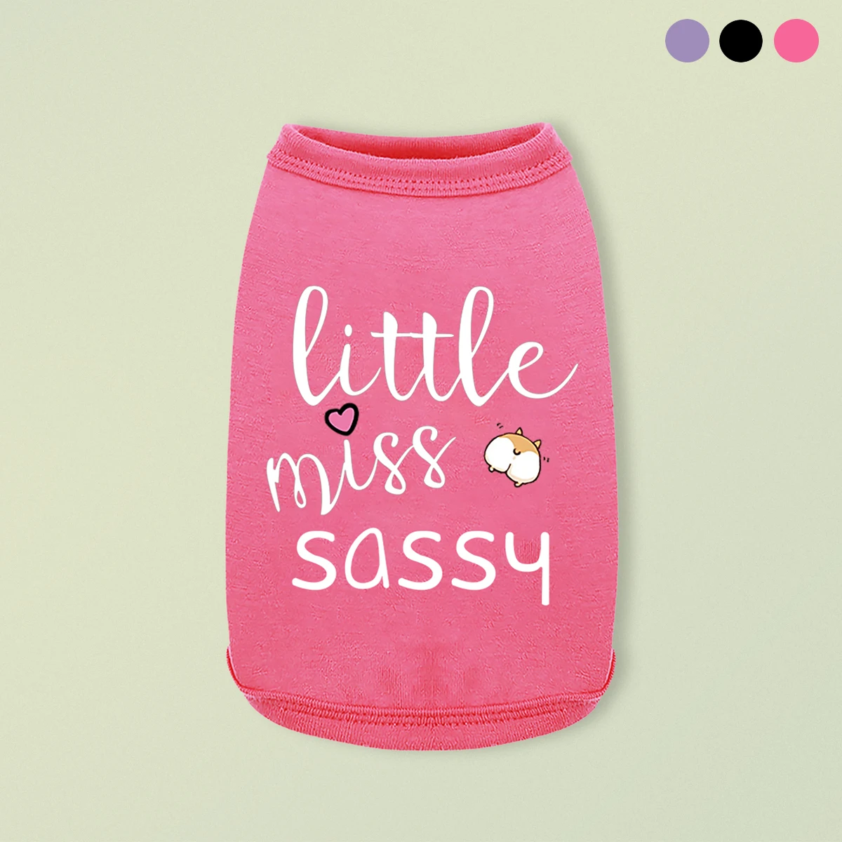 Little Miss Sassy - Summer Weste Hunde weste für kleine Welpen kleidung Haustier kleidung T-Shirt Image
