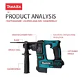 Makita Originale HR140D Martello Brushless Cordless Martello Elettrico 18V Batteria Al Litio Trapani Senza Fili Makita 18v Utensili Elettrici