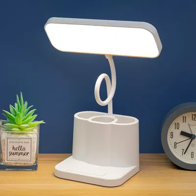 Folding USB Plug-inTable Lamp LED Student Table Lamp Touch Night Light Eye Protection Bedroom Lamp Office Table Lamp Dormitory
