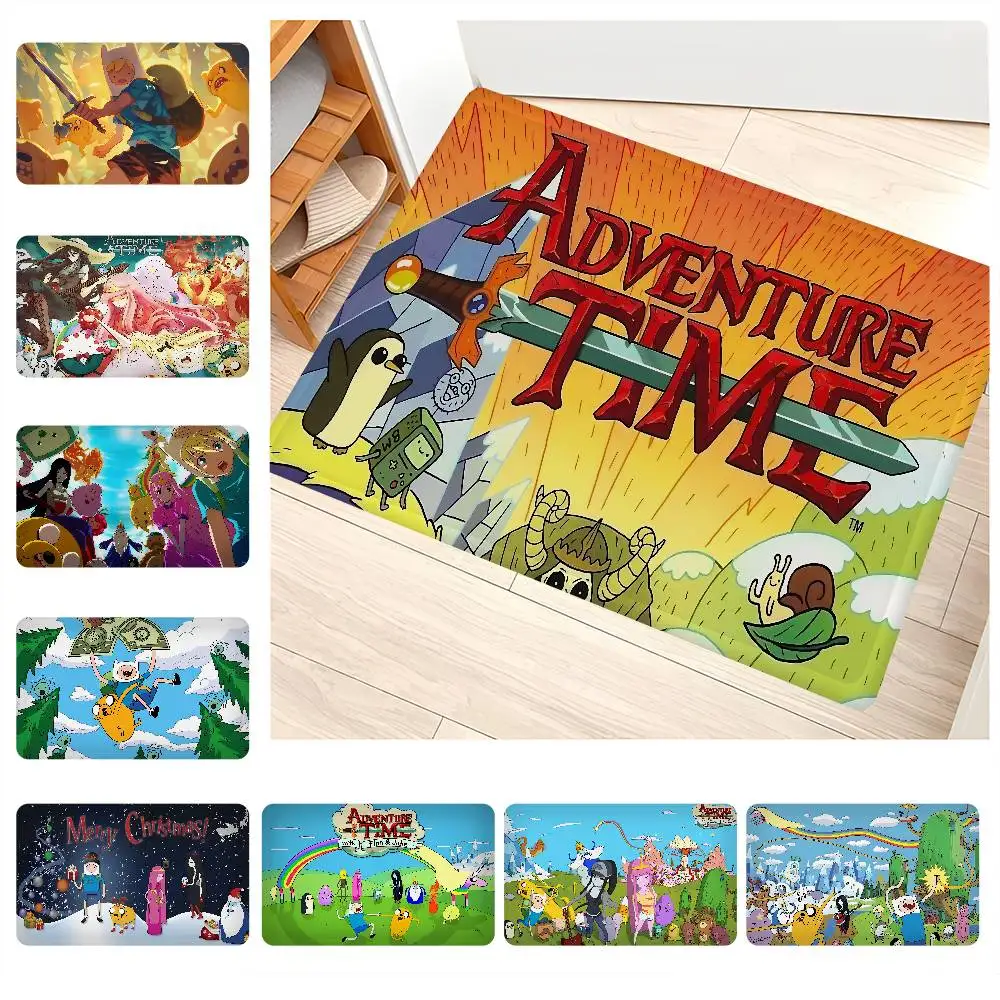 A-Adventures Cartoon Time Anime Lange Teppiche Billigere rutschfeste moderne Wohnzimmer-Balkon-bedruckte Teppiche am Bett Image
