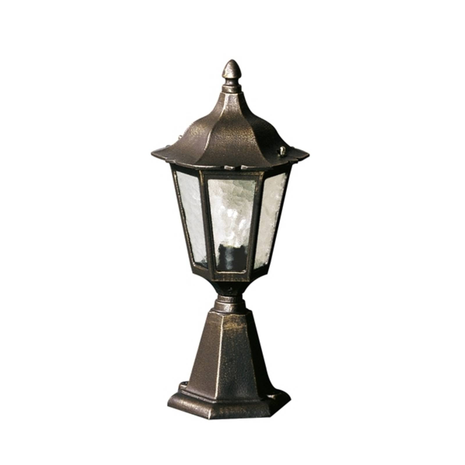 Albert Leuchten Pillar Light 0541, Brown / rust, Aluminium, Country House / Rustic, Outdoor lights
