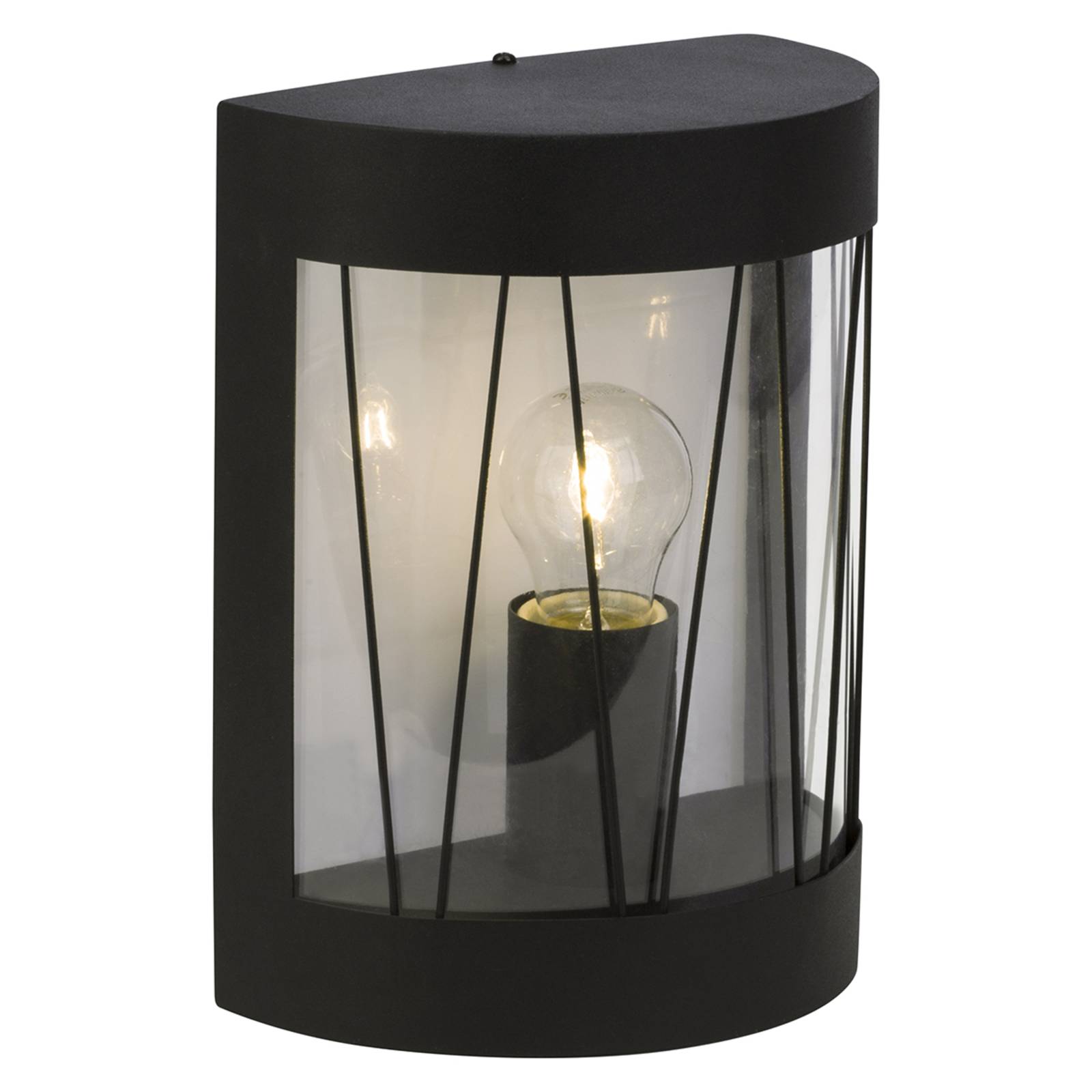 Brilliant Outdoor Wall Light Reed, Black, metal, Modern, Outdoor Wall Light