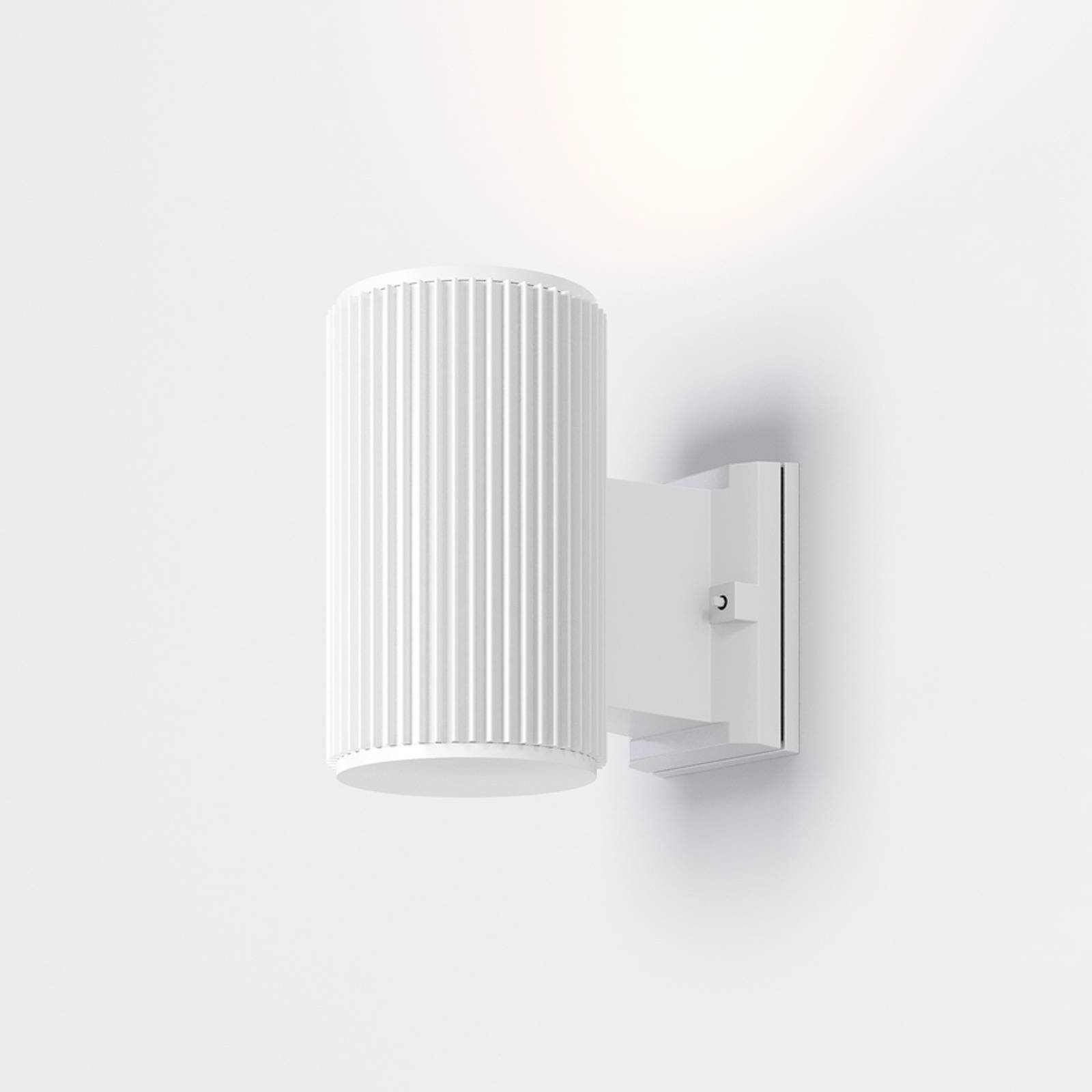 Maytoni Outdoor Wall Light Rando, dimmable, White / opal, metal, Modern, Outdoor Wall Light